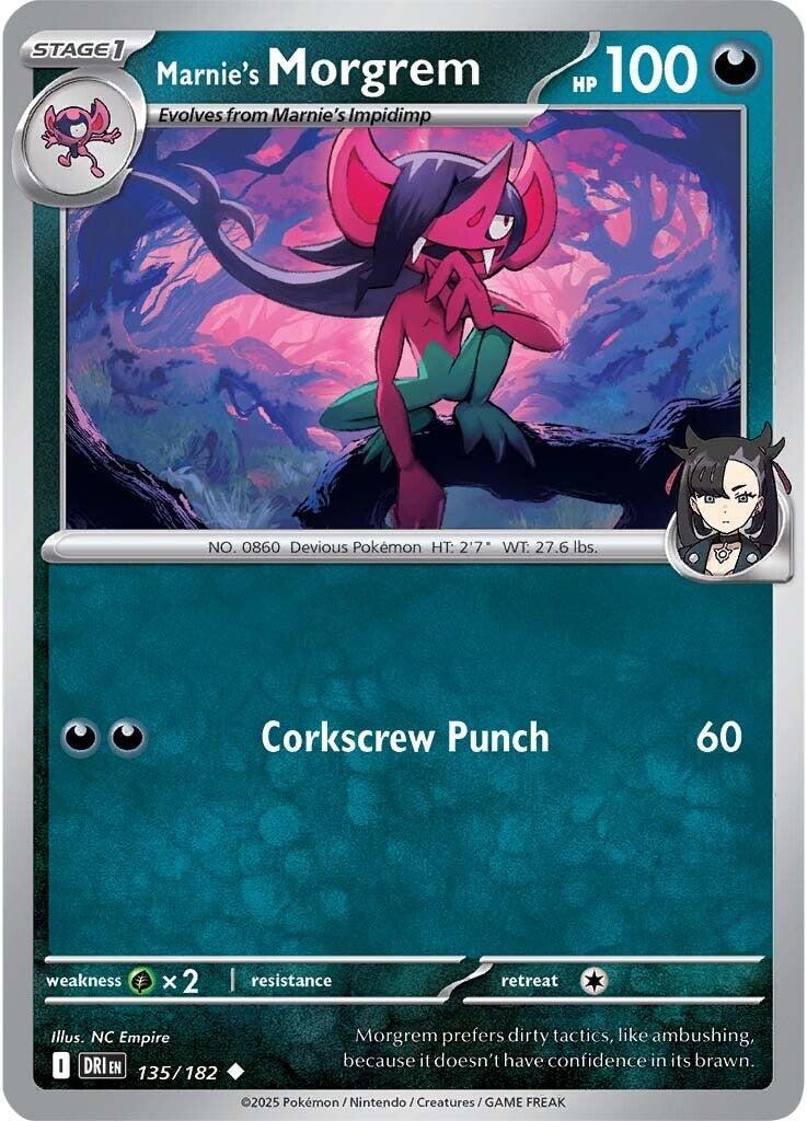 Marnie's Morgrem (135/182) [Scarlet & Violet: Destined Rivals] | Exor Games New Glasgow