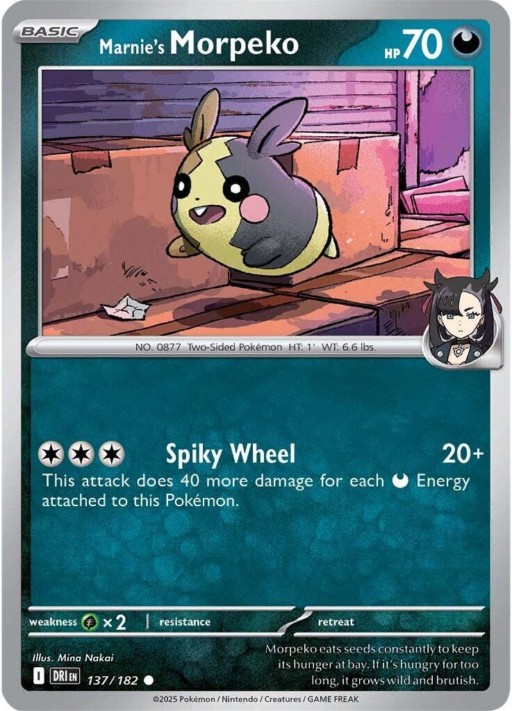 Marnie's Morpeko (137/182) [Scarlet & Violet: Destined Rivals] | Exor Games New Glasgow