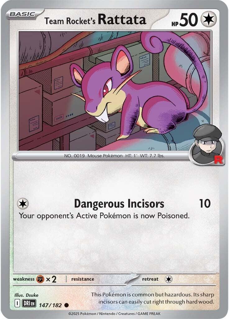 Team Rocket's Rattata (147/182) [Scarlet & Violet: Destined Rivals] | Exor Games New Glasgow