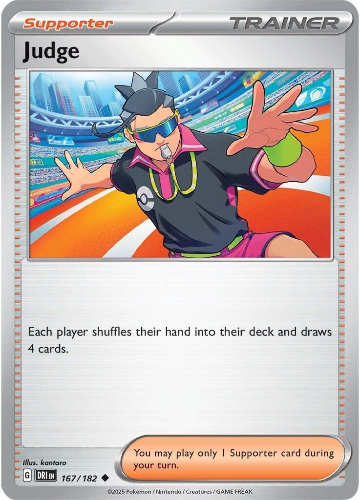 Judge (167/182) [Scarlet & Violet: Destined Rivals] | Exor Games New Glasgow