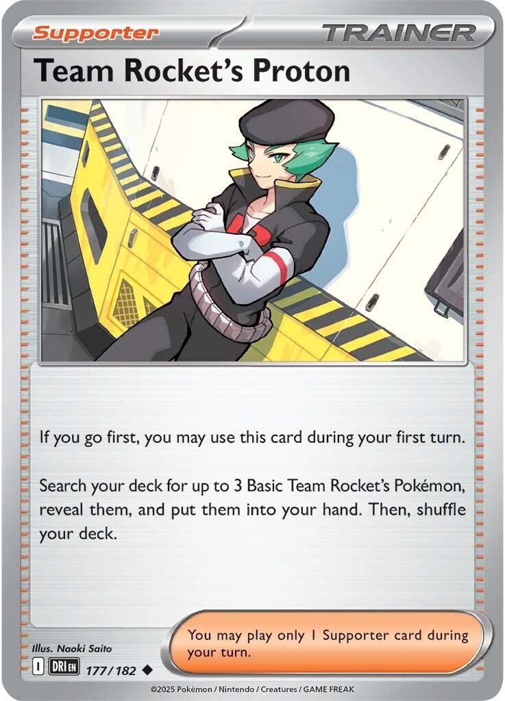 Team Rocket's Proton (177/182) [Scarlet & Violet: Destined Rivals] | Exor Games New Glasgow