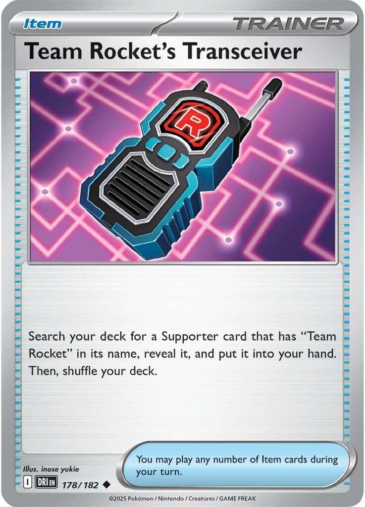 Team Rocket's Transceiver (178/182) [Scarlet & Violet: Destined Rivals] | Exor Games New Glasgow