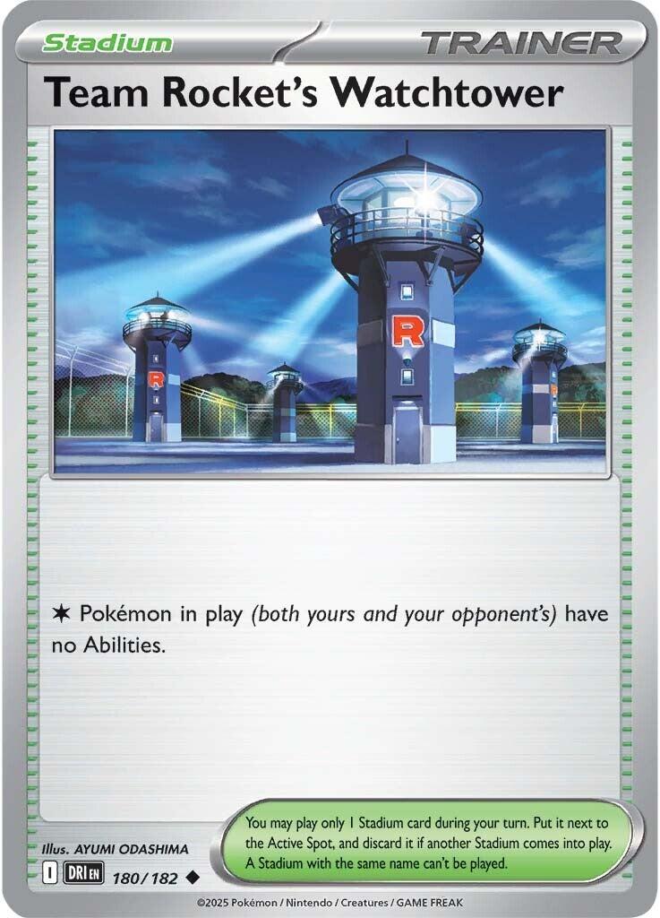 Team Rocket's Watchtower (180/182) [Scarlet & Violet: Destined Rivals] | Exor Games New Glasgow