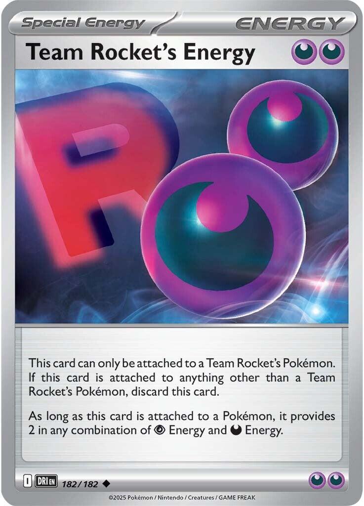 Team Rocket's Energy (182/182) [Scarlet & Violet: Destined Rivals] | Exor Games New Glasgow