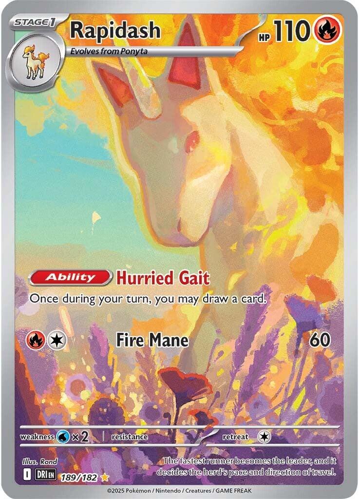 Rapidash (189/182) [Scarlet & Violet: Destined Rivals] | Exor Games New Glasgow