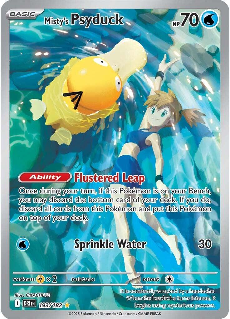 Misty's Psyduck (193/182) [Scarlet & Violet: Destined Rivals] | Exor Games New Glasgow