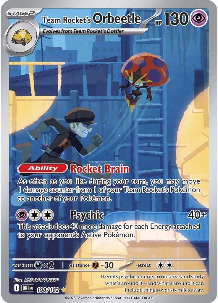 Team Rocket's Orbeetle (198/182) [Scarlet & Violet: Destined Rivals] | Exor Games New Glasgow