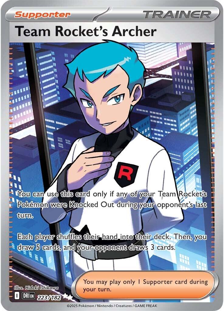 Team Rocket's Archer (223/182) [Scarlet & Violet: Destined Rivals] | Exor Games New Glasgow