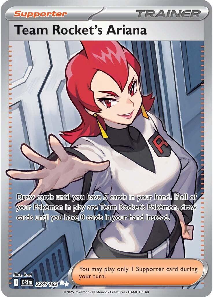 Team Rocket's Ariana (224/182) [Scarlet & Violet: Destined Rivals] | Exor Games New Glasgow