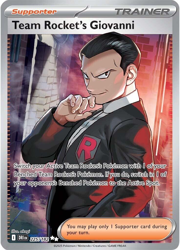 Team Rocket's Giovanni (225/182) [Scarlet & Violet: Destined Rivals] | Exor Games New Glasgow