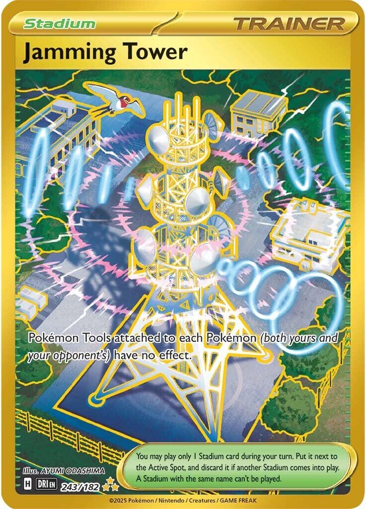 Jamming Tower (243/182) [Scarlet & Violet: Destined Rivals] | Exor Games New Glasgow