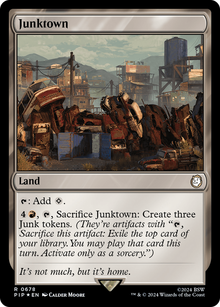 Junktown (Surge Foil) [Fallout] | Exor Games New Glasgow