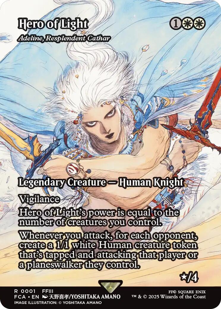 Hero of Light - Adeline, Resplendent Cathar (Showcase) [FINAL FANTASY : Through the Ages] | Exor Games New Glasgow