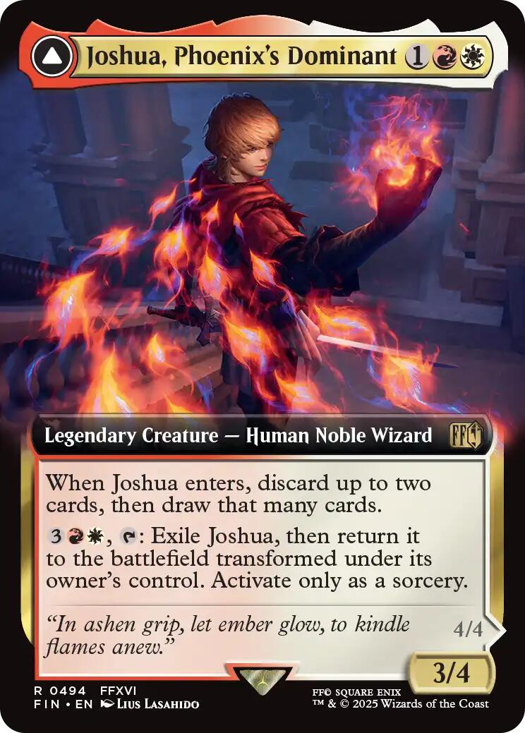 Joshua, Phoenix's Dominant (Extended Art) [FINAL FANTASY] | Exor Games New Glasgow