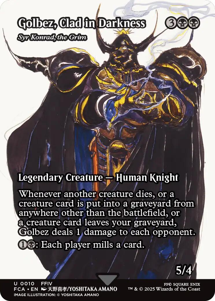 Golbez, Clad in Darkness - Syr Konrad, the Grim (Showcase) [FINAL FANTASY : Through the Ages] | Exor Games New Glasgow