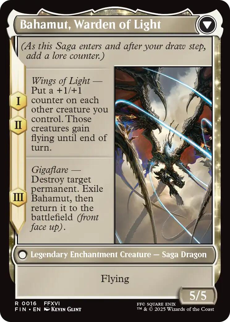 Dion, Bahamut's Dominant // Bahamut, Warden of Light [FINAL FANTASY] | Exor Games New Glasgow