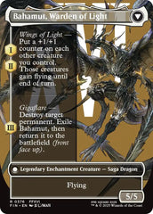 Dion, Bahamut's Dominant // Bahamut, Warden of Light (Borderless) [FINAL FANTASY] | Exor Games New Glasgow