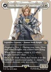 Dion, Bahamut's Dominant // Bahamut, Warden of Light (Borderless) [FINAL FANTASY] | Exor Games New Glasgow