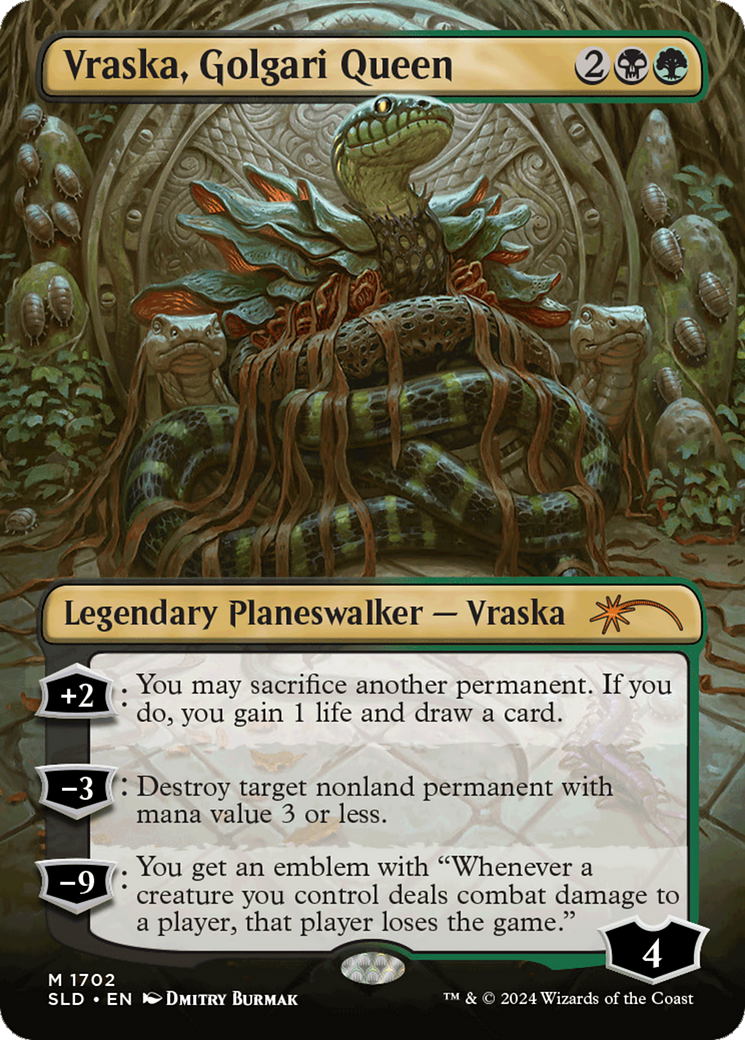 Vraska, Golgari Queen (1702) [Secret Lair Drop Series] | Exor Games New Glasgow