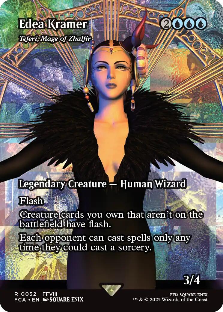 Edea Kramer - Teferi, Mage of Zhalfir (Showcase) [FINAL FANTASY : Through the Ages] | Exor Games New Glasgow