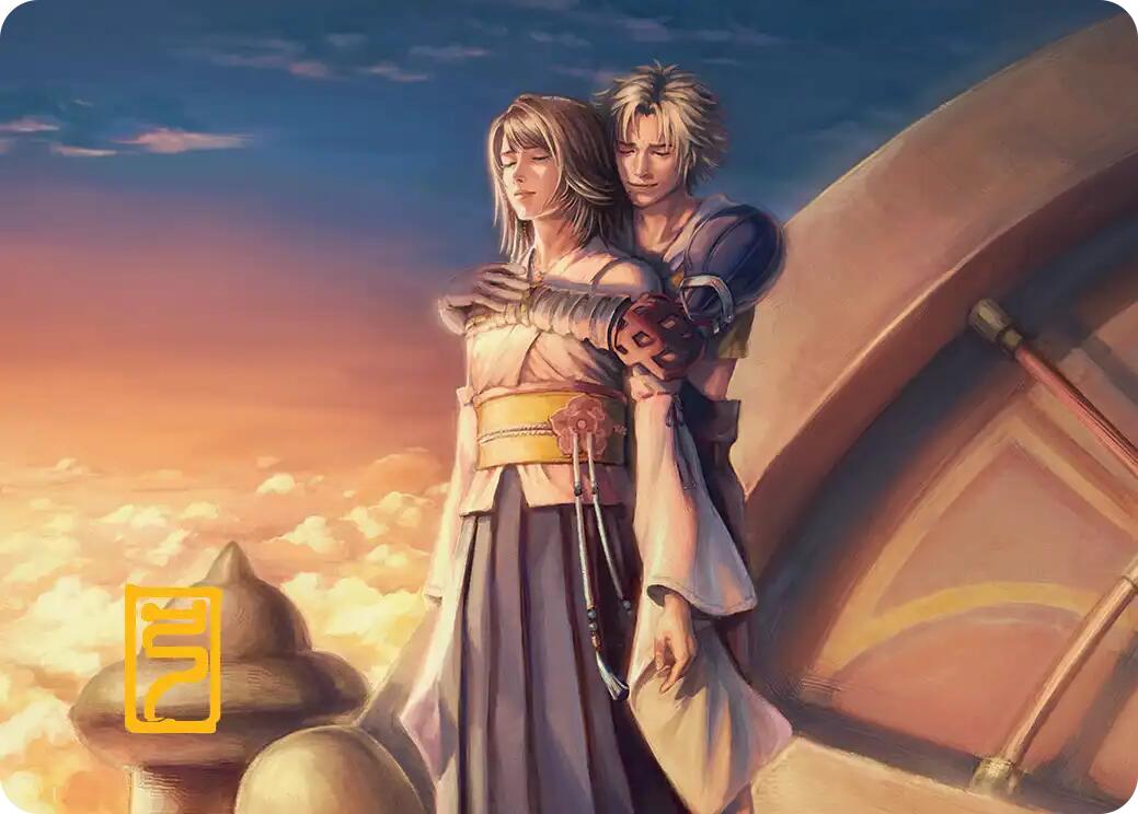 Farewell Art Card (Gold-Stamped Signature) [FINAL FANTASY Art Series] | Exor Games New Glasgow