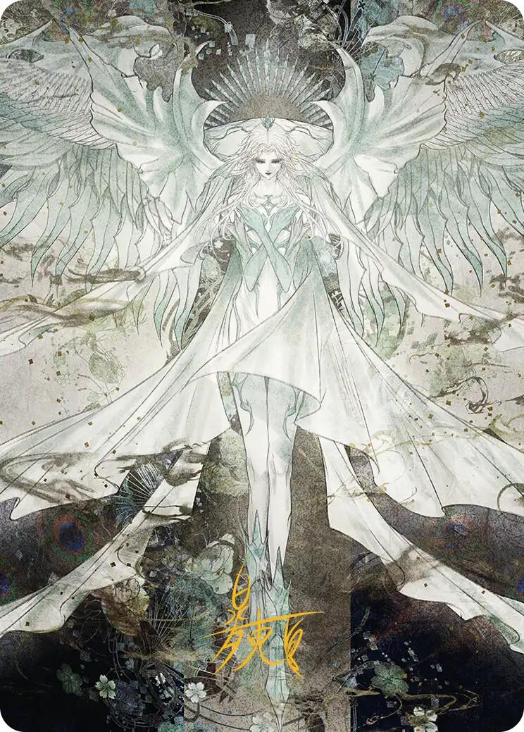 Hydaelyn, the Mothercrystal Art Card (Gold-Stamped Signature) [FINAL FANTASY Art Series] | Exor Games New Glasgow