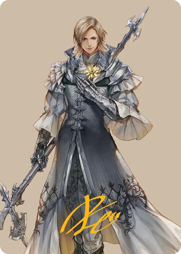 Dion, Bahamut's Dominant Art Card (Gold-Stamped Signature) [FINAL FANTASY Art Series] | Exor Games New Glasgow