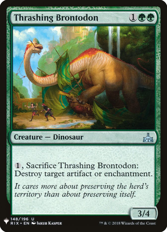 Thrashing Brontodon [Mystery Booster] | Exor Games New Glasgow