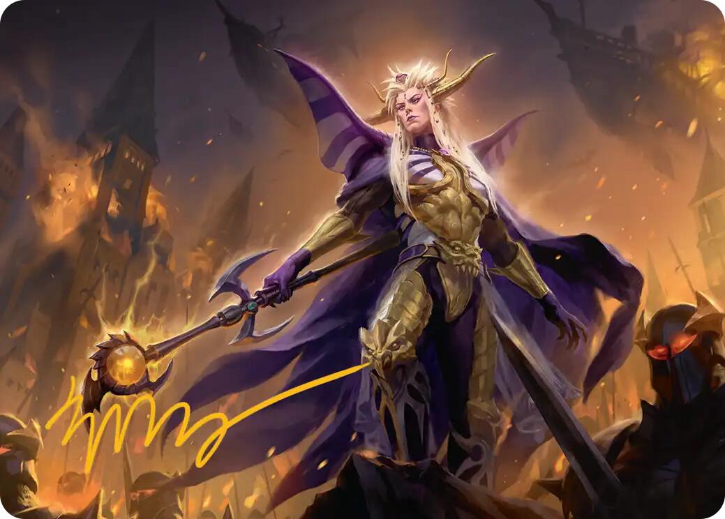 The Emperor of Palamecia Art Card (Gold-Stamped Signature) [FINAL FANTASY Art Series] | Exor Games New Glasgow