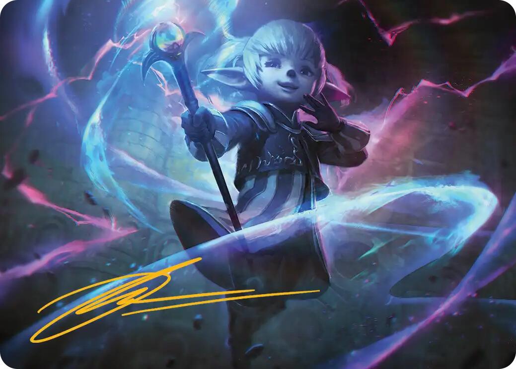 Shantotto, Tactician Magician Art Card (Gold-Stamped Signature) [FINAL FANTASY Art Series] | Exor Games New Glasgow
