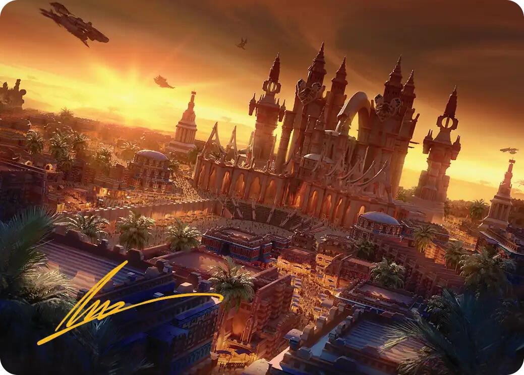 Rabanastre, Royal City Art Card (Gold-Stamped Signature) [FINAL FANTASY Art Series] | Exor Games New Glasgow