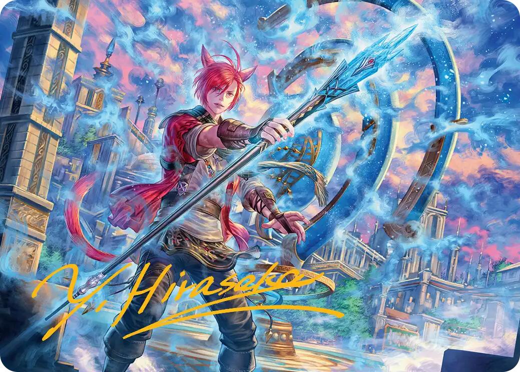 G'raha Tia, Scion Reborn Art Card (19) (Gold-Stamped Signature) [FINAL FANTASY Art Series] | Exor Games New Glasgow