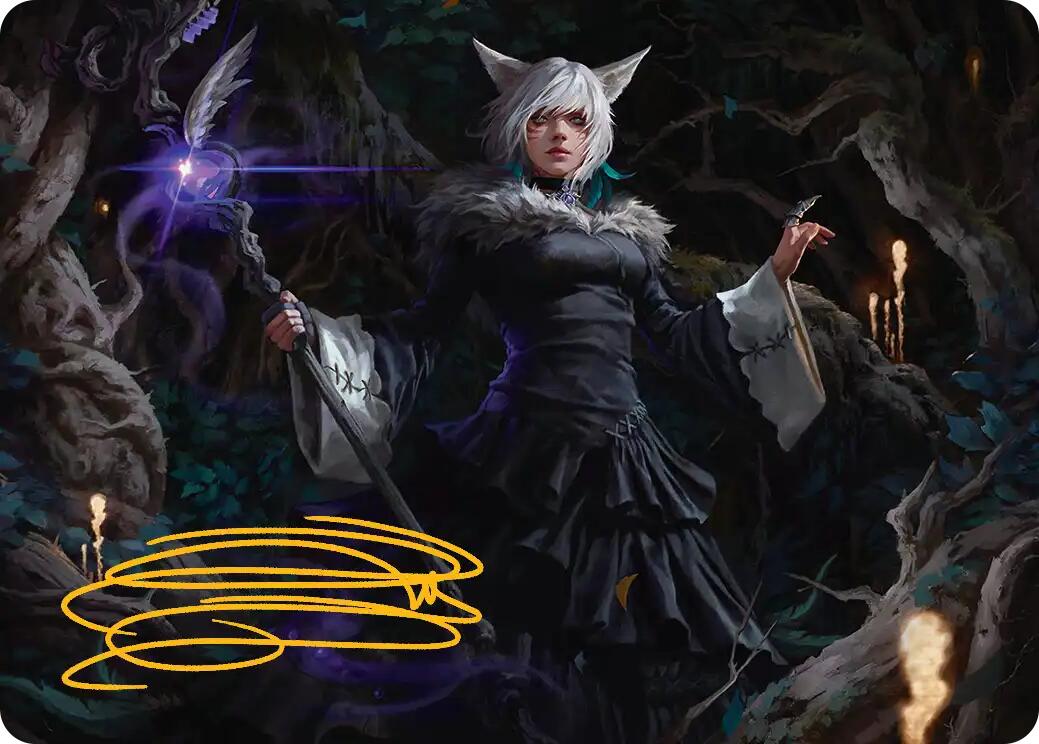 Y'shtola, Night's Blessed Art Card (21) (Gold-Stamped Signature) [FINAL FANTASY Art Series] | Exor Games New Glasgow
