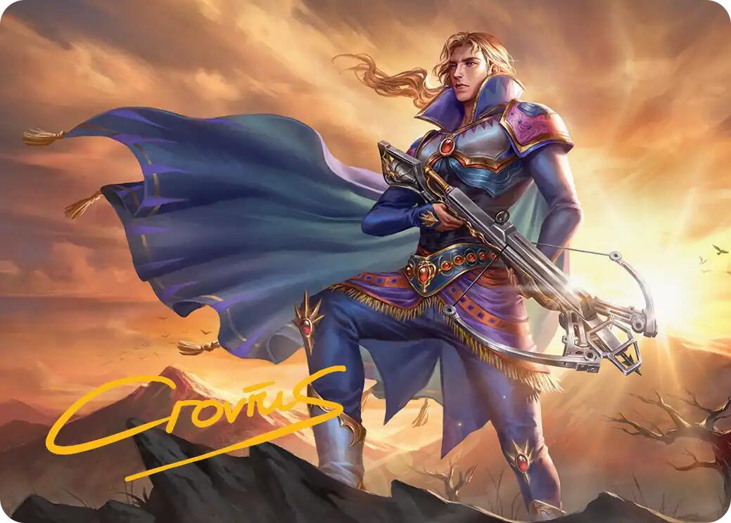 Edgar, Master Machinist Art Card (Gold-Stamped Signature) [FINAL FANTASY Art Series] | Exor Games New Glasgow