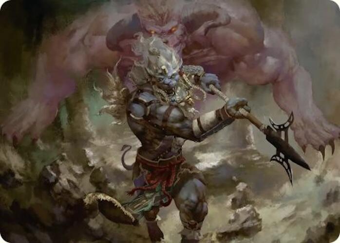 Kimahri, Valiant Guardian Art Card [FINAL FANTASY Art Series] | Exor Games New Glasgow