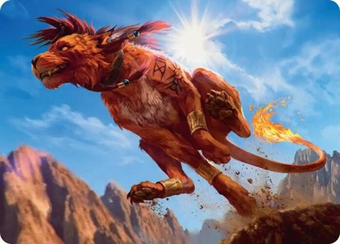 Red XIII, Proud Warrior Art Card [FINAL FANTASY Art Series] | Exor Games New Glasgow