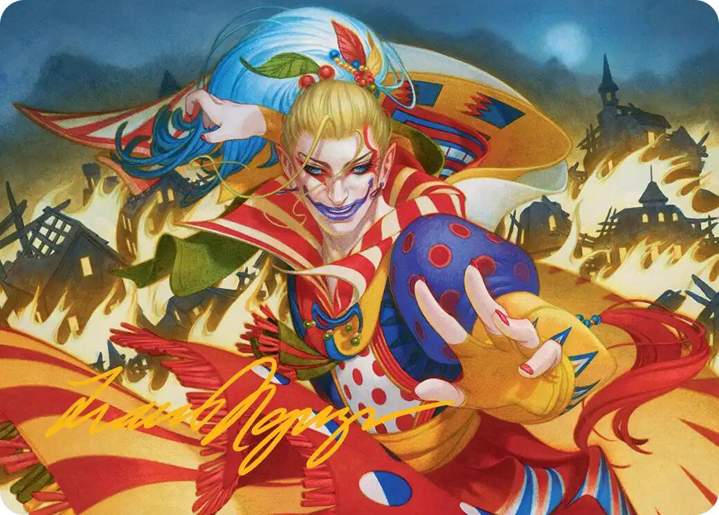 Ruinous Ultimatum Art Card (Gold-Stamped Signature) [FINAL FANTASY Art Series] | Exor Games New Glasgow