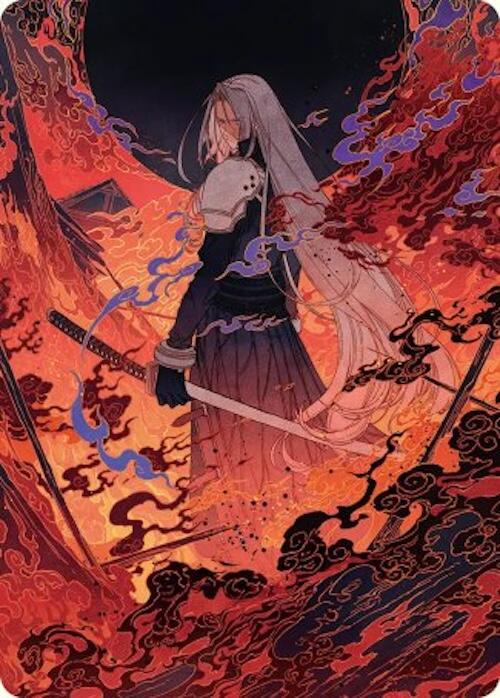 Nibelheim Aflame Art Card [FINAL FANTASY Art Series] | Exor Games New Glasgow