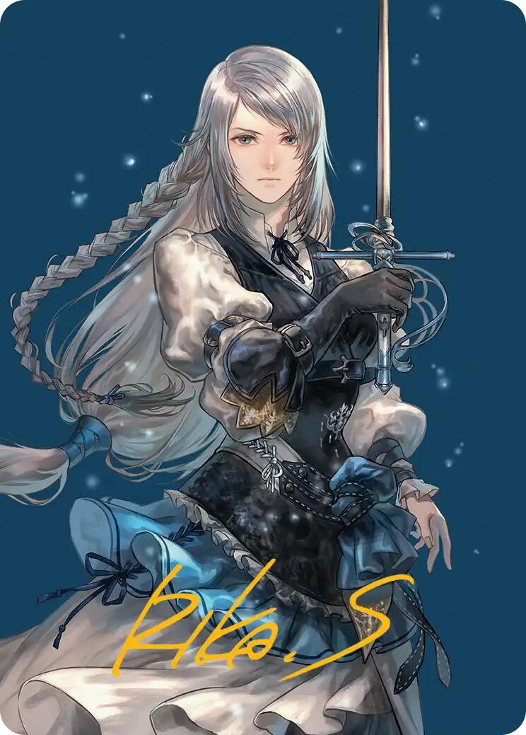 Jill, Shiva's Dominant Art Card (Gold-Stamped Signature) [FINAL FANTASY Art Series] | Exor Games New Glasgow