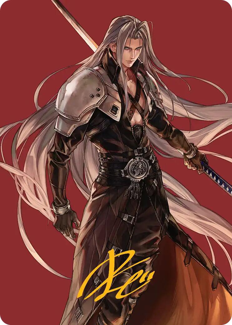 Sephiroth, Fabled SOLDIER Art Card (Gold-Stamped Signature) [FINAL FANTASY Art Series] | Exor Games New Glasgow