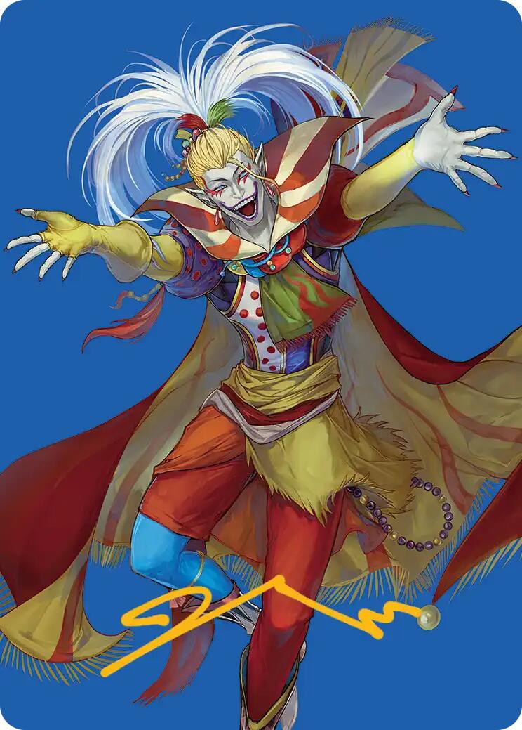 Kefka, Court Mage Art Card (Gold-Stamped Signature) [FINAL FANTASY Art Series] | Exor Games New Glasgow