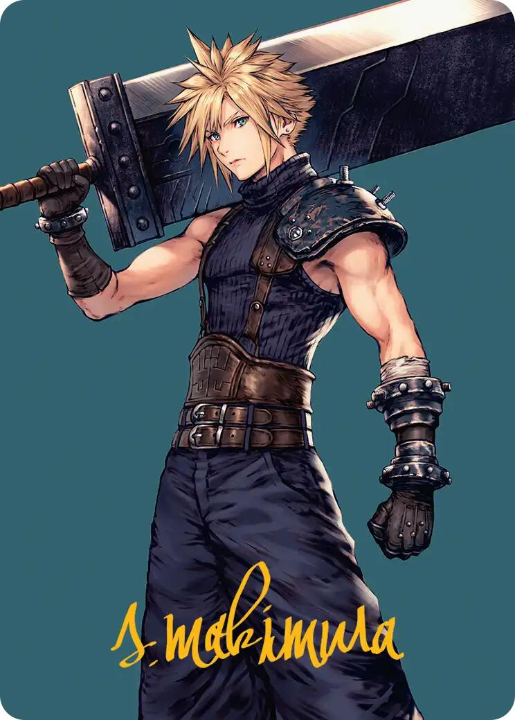 Cloud, Ex-SOLDIER Art Card (Gold-Stamped Signature) [FINAL FANTASY Art Series] | Exor Games New Glasgow