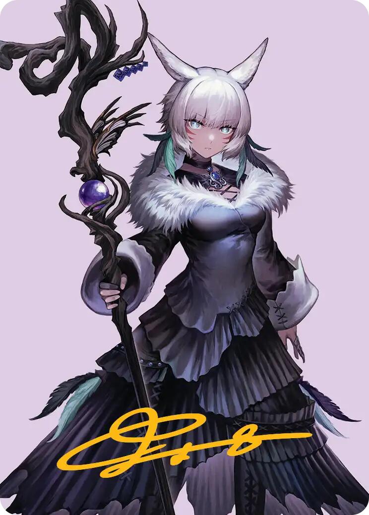 Y'shtola, Night's Blessed Art Card (53) (Gold-Stamped Signature) [FINAL FANTASY Art Series] | Exor Games New Glasgow