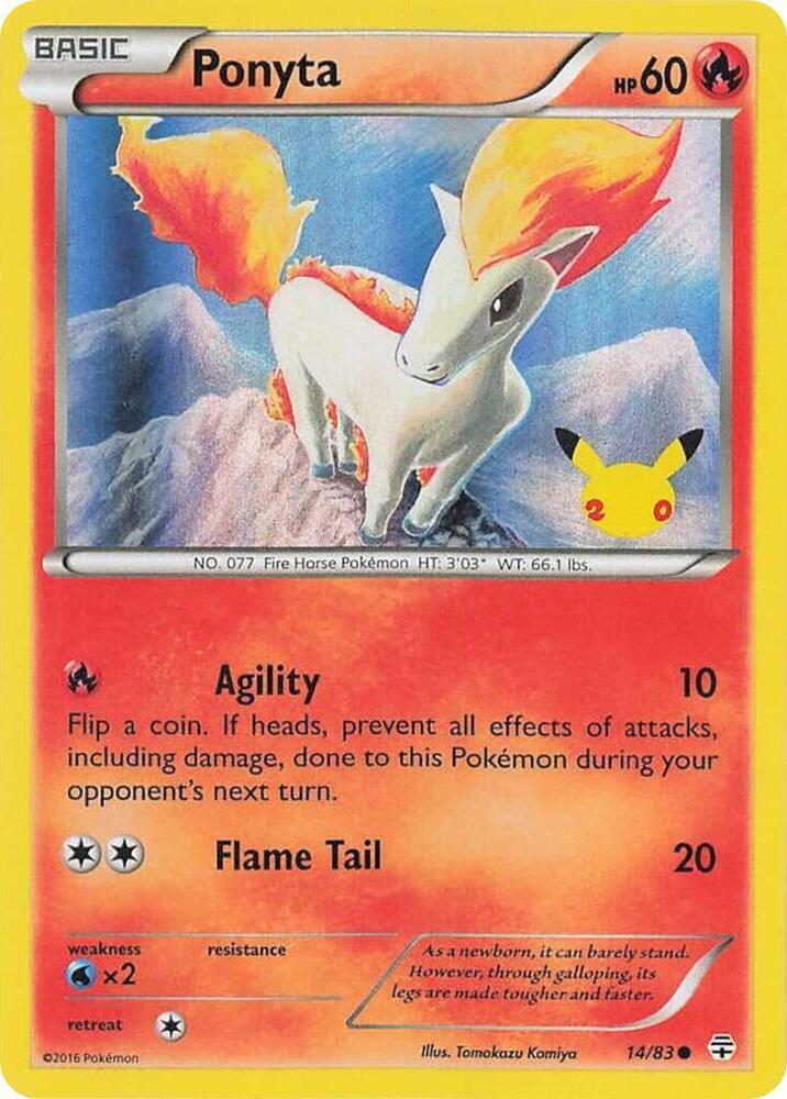 Ponyta (014/083) (UK Exclusive Promo) [Miscellaneous Cards] | Exor Games New Glasgow