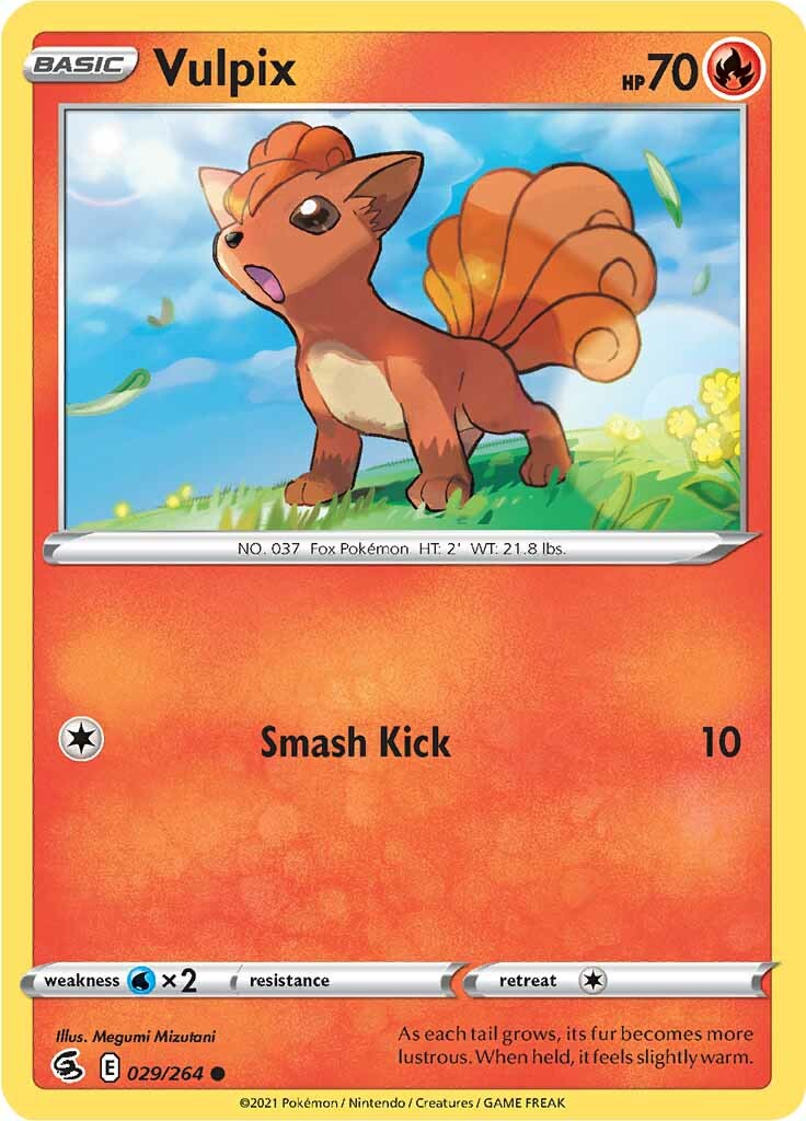 Vulpix (029/264) [Sword & Shield: Fusion Strike] | Exor Games New Glasgow