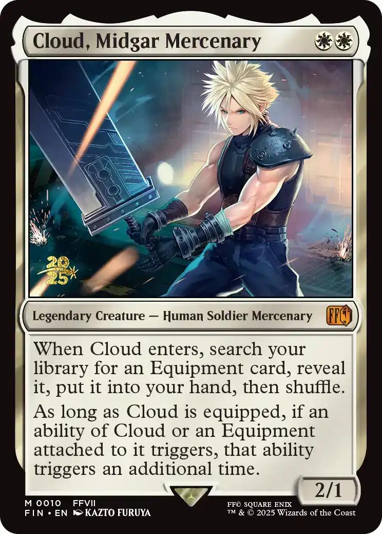 Cloud, Midgar Mercenary [FINAL FANTASY Prerelease Promo] | Exor Games New Glasgow