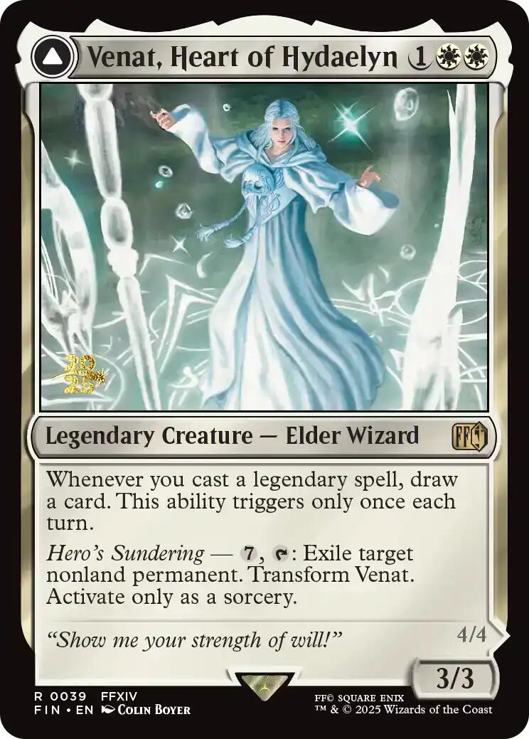 Venat, Heart of Hydaelyn // Hydaelyn, the Mothercrystal [FINAL FANTASY Prerelease Promo] | Exor Games New Glasgow