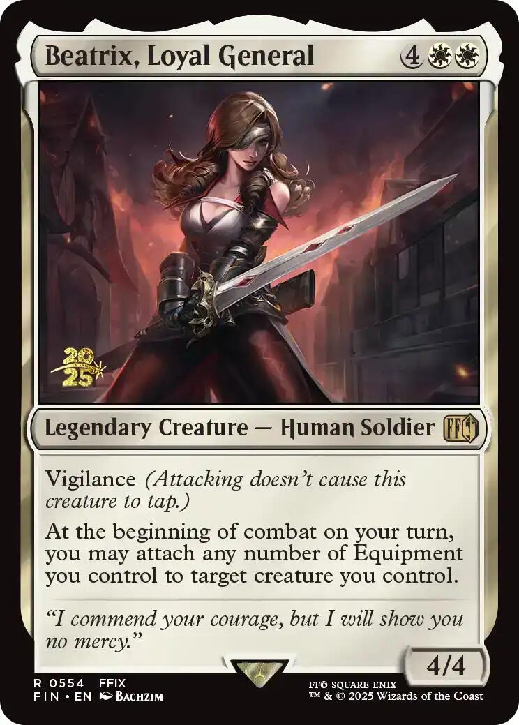 Beatrix, Loyal General [FINAL FANTASY Prerelease Promo] | Exor Games New Glasgow