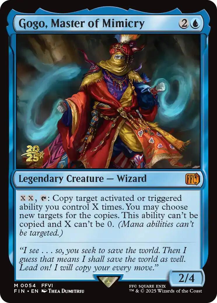 Gogo, Master of Mimicry [FINAL FANTASY Prerelease Promo] | Exor Games New Glasgow