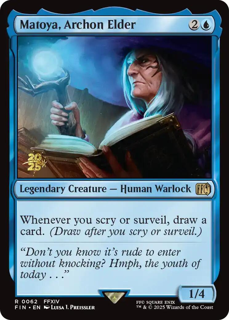 Matoya, Archon Elder [FINAL FANTASY Prerelease Promo] | Exor Games New Glasgow